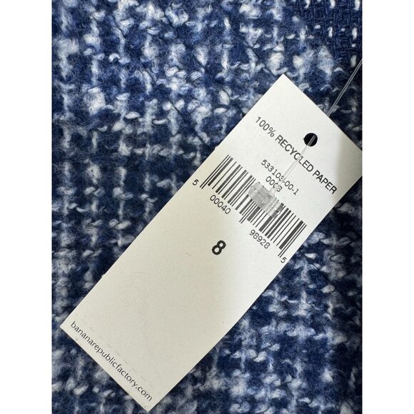 Banana Republic Blazer Textured Tie Jacket Womens Size 8 New NWT * Missing Belt* - Picture 6 of 12